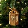 Glitter Finish Christmas Tree Pendant Plastic Holiday Tree Ornament  Seasonal Arrangement