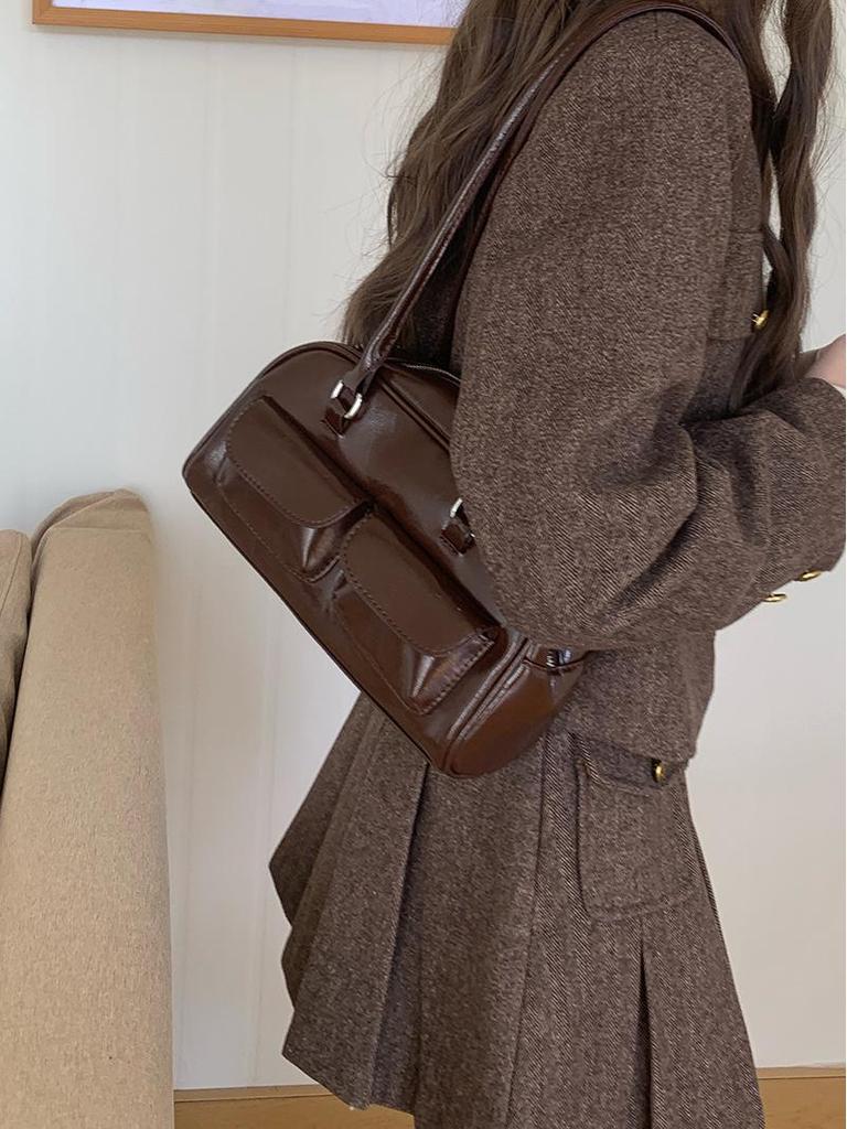 Нишевая корейская сумка-тоут под мышкой 2025 - Женская универсальная сумка большой вместимости для поездок на работу на весну/лето