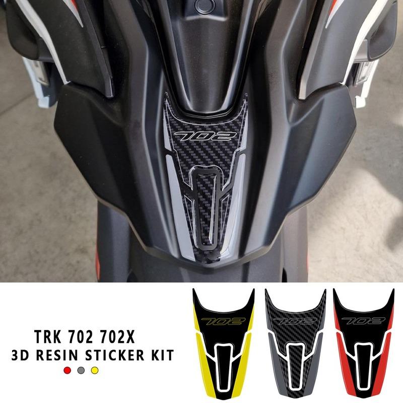 2023 TRK702 Sticker 3D Gel Epoxy Sticker Kit 3D Motorcycle front end Protection Sticker For Benelli TRK 702 TRK 702X 2023-