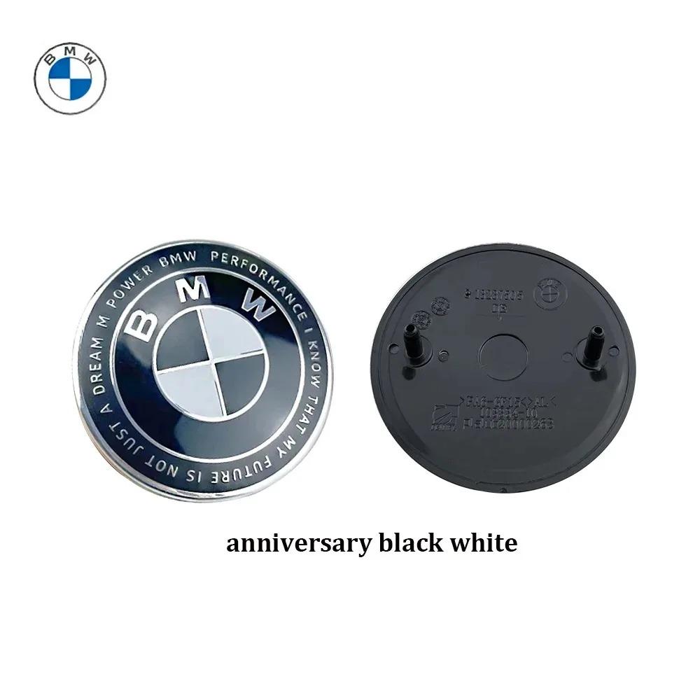 For BMW X4 BMW Car Front Hood Emblem & Rear Badge Logo 2pcs Set 74mm 82mm Compatible with E87 E30 E46 E28 E34 E39 E60 F02 F18 F35 G20 G03 G