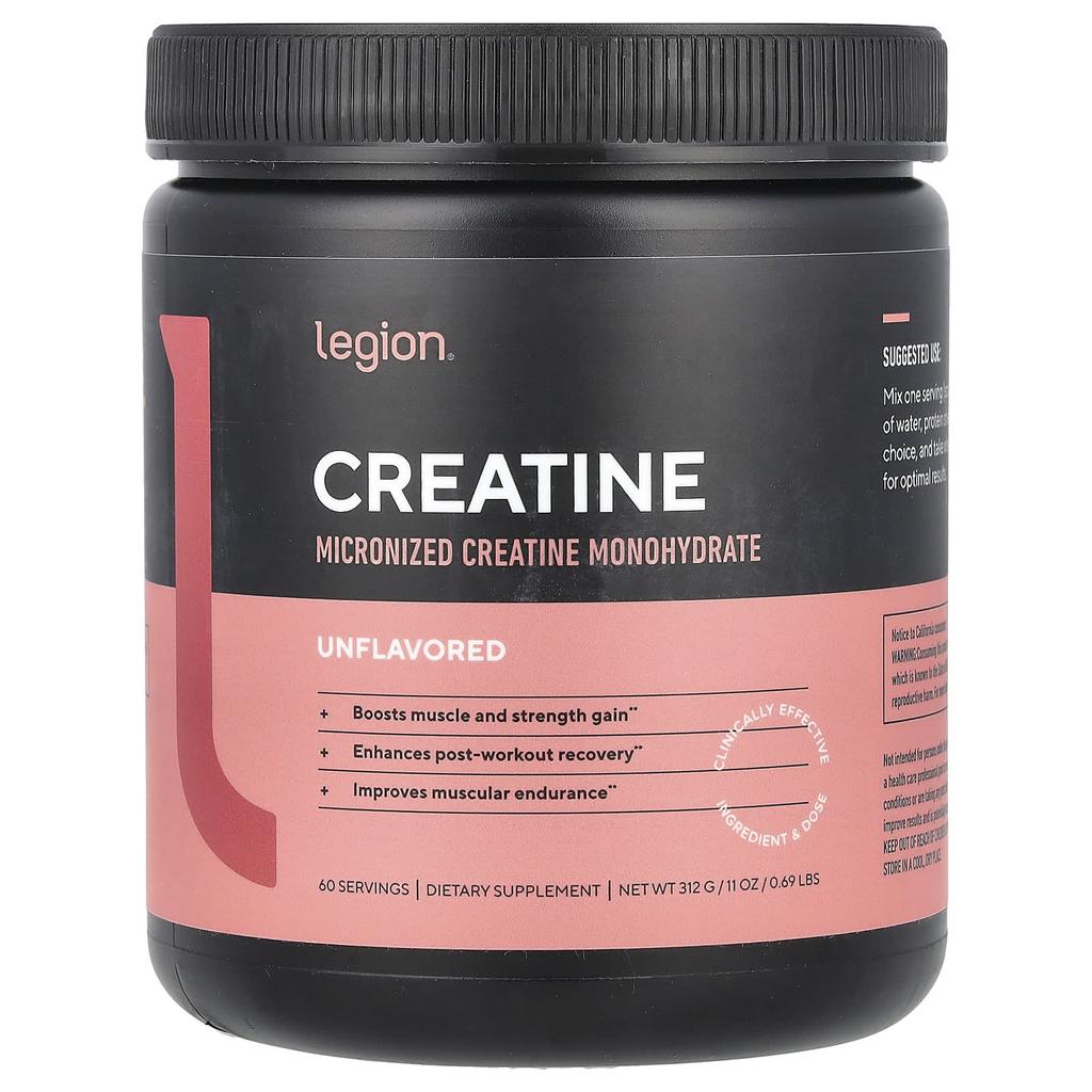 Creatine, Micronized Creatine Monohydrate, Unflavored, 312G (0.69Lb)