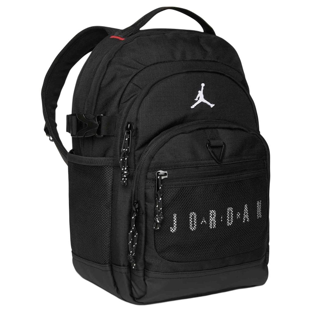 New Jordan Polyester Backpack Unisex Black/Light Ivory White II6435-010