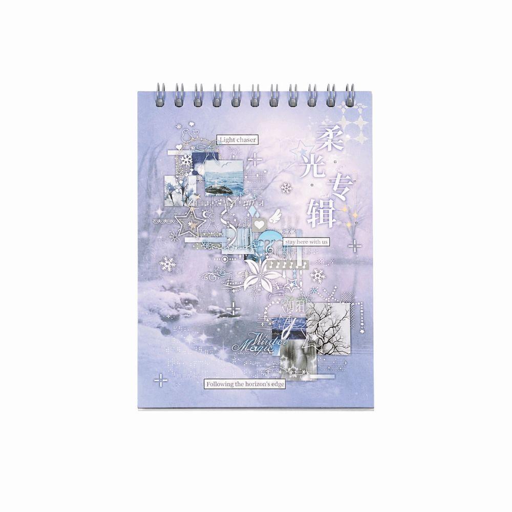 Transparent DIY Sticker Book Soft Light Album Series Scrapbook Stickers Phone Decoration