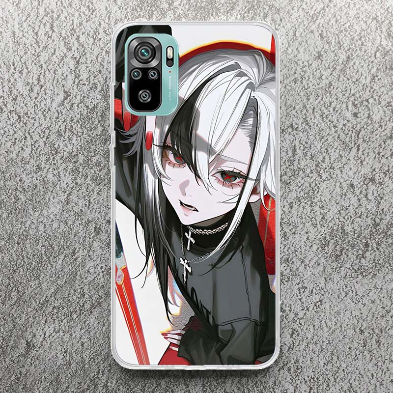 Арлекино Genshin Impact Печать Мягкий Чехол для Xiaomi Redmi 14C 13C 12C 13 12 Оболочка Телефона 10C 10A 10 9A 9C 9T 9 8A 8 7A 7 6A 6 Pr