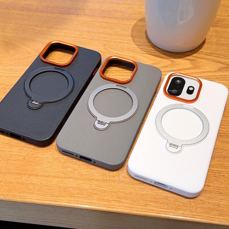For Oneplus 15T Case Magnetic Ring Holder Metal Lens 360° Rotating Ring Kickstand Protection Capa