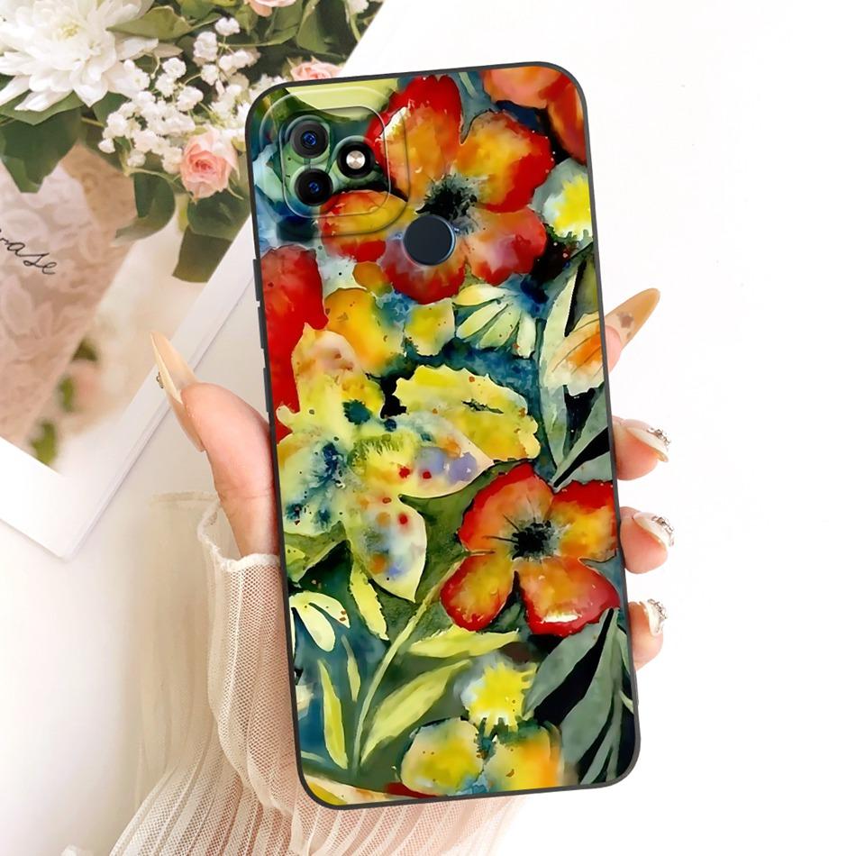 For Itel Vision 1 / P36 / Vision 1 Plus / Itel P36 Play L6005 Fashion Dusk Beach Painting Phone Case Soft Silicone Cover Bumpers