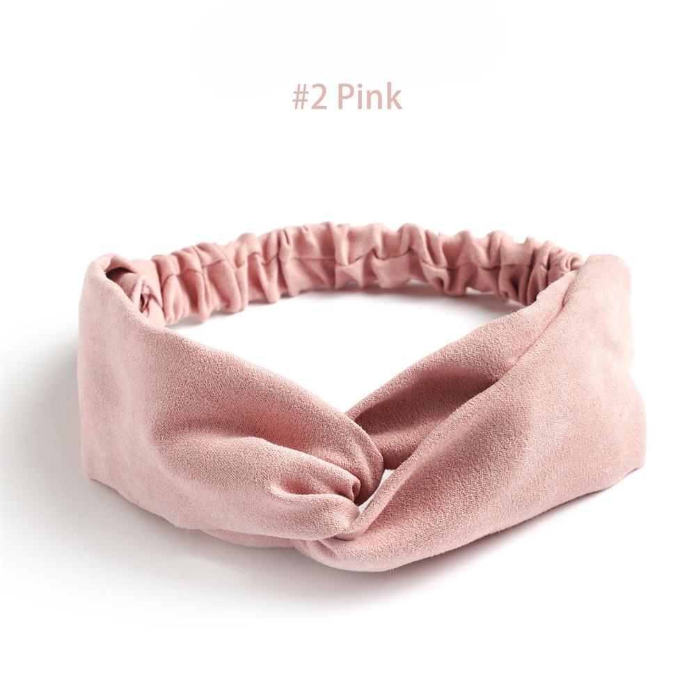 Витые эластичные повязки на голову, однотонная повязка для волос с крест-накрест, винтажные замшевые повязки на голову для женщин, нескользящая повязка на голову для йоги, тренировок, тюрбан, аксессуары для волос