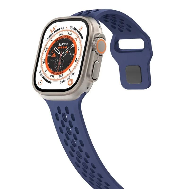 Силиконовый ремешок для Apple Watch Band Ultra 3 2 49 мм 11 10 46 мм 42 мм 9 8 7 45 мм 41 мм Браслет iWatch 6 5 SE 3 44 40 мм Серия Band