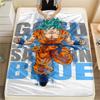 Dragon Ball Son Goku Flannel Blanket Nice Print For Home Bed Sofa Chair Travel Picnic -HE42