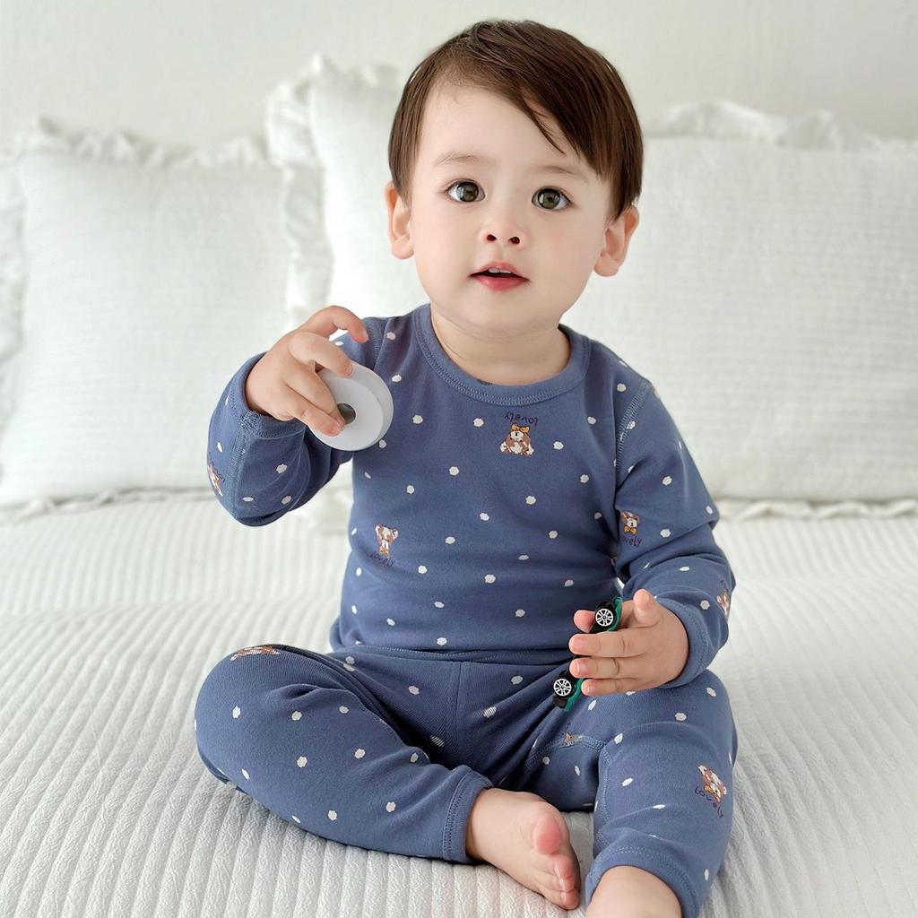 25 Новых Осенне-Зимних Детских Хлопковых Трусиков с Высокой Посадкой - Защита Животика, Прилегающие Домашние Брюки