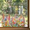 DIY Wall Stickers Colorful Static Adhesive Stickers Fashion Electrostatic Stickers  Window