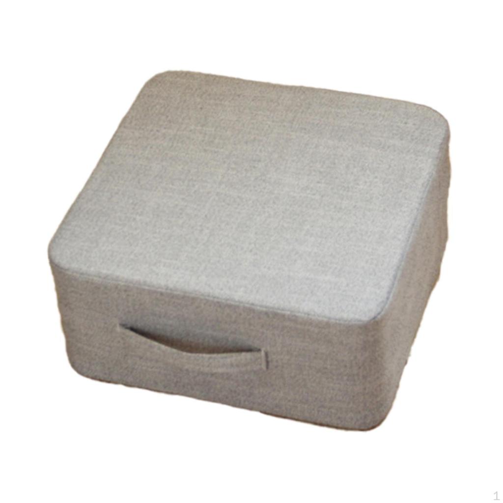 Удобная квадратная подушка для сиденья 15,75x15,75x7,09 дюйма для использования на балконе