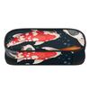 Pencil Bag Structured Durable 300D Polyester Secure Zipper with Main Compartment Mesh Pocket and Pen Slots for Boys Girls
