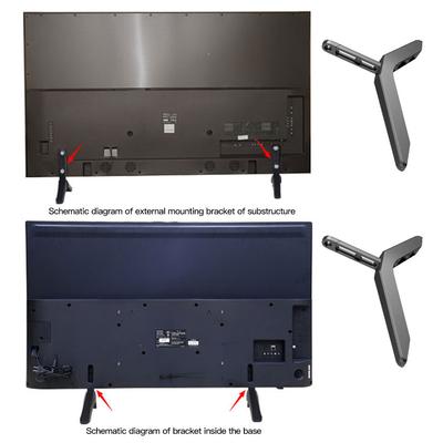 Бытовые основания для телевизоров, подставка для экрана без отверстий, прочная универсальная подъемная стойка, эффективные ножки для телевизоров с диагональю от 32 до 65 дюймов