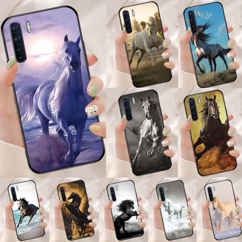 Чехол "Скачущая лошадь" для Oppo A78 A98 A79 A18 A38 A58 A40 A60 A80 A16 A76 A96 A15 A74 A94 A54 A17 A77