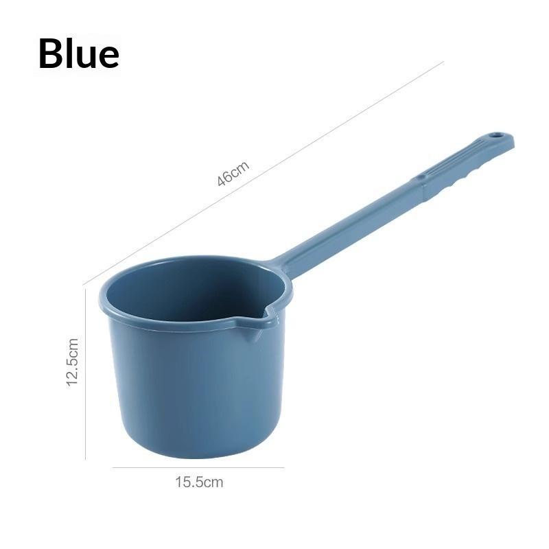 Long Handle Water Scoop Multifunctional Water Ladle Large Capacity Water Dipper With Pour Spout For Kitchen Bathing Garden Use