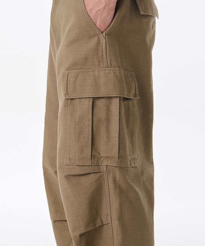 MUSINSA STANDARD Back Satin Parachute Cargo Pants [Sand Beige]