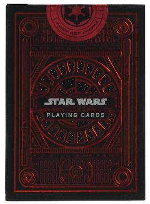 BICYCLE STAR WARS DARK SIDE LIGHT SPECIAL EDITION SILVER RED Playing Cards 1 DECK