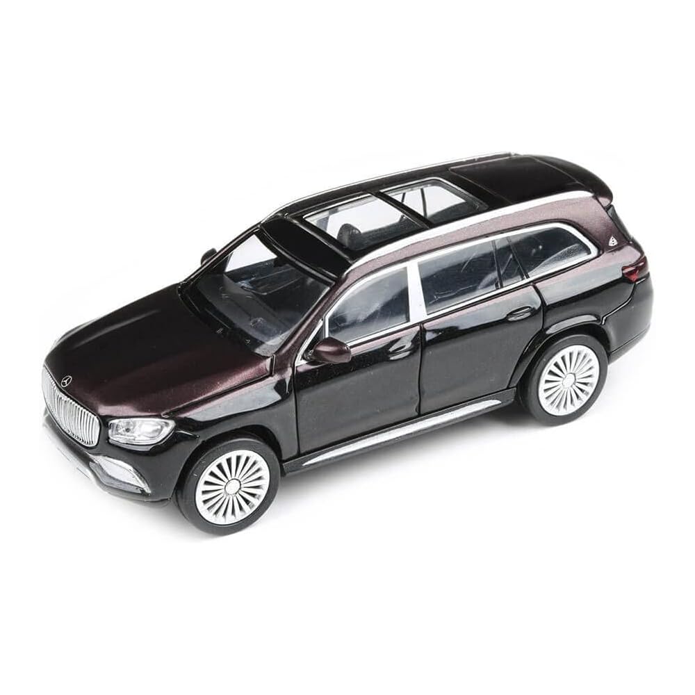 JADI Mercedes-Maybach GLS Obsidian Black/Rubellite Red LHD модель в масштабе 1/64 PA55304