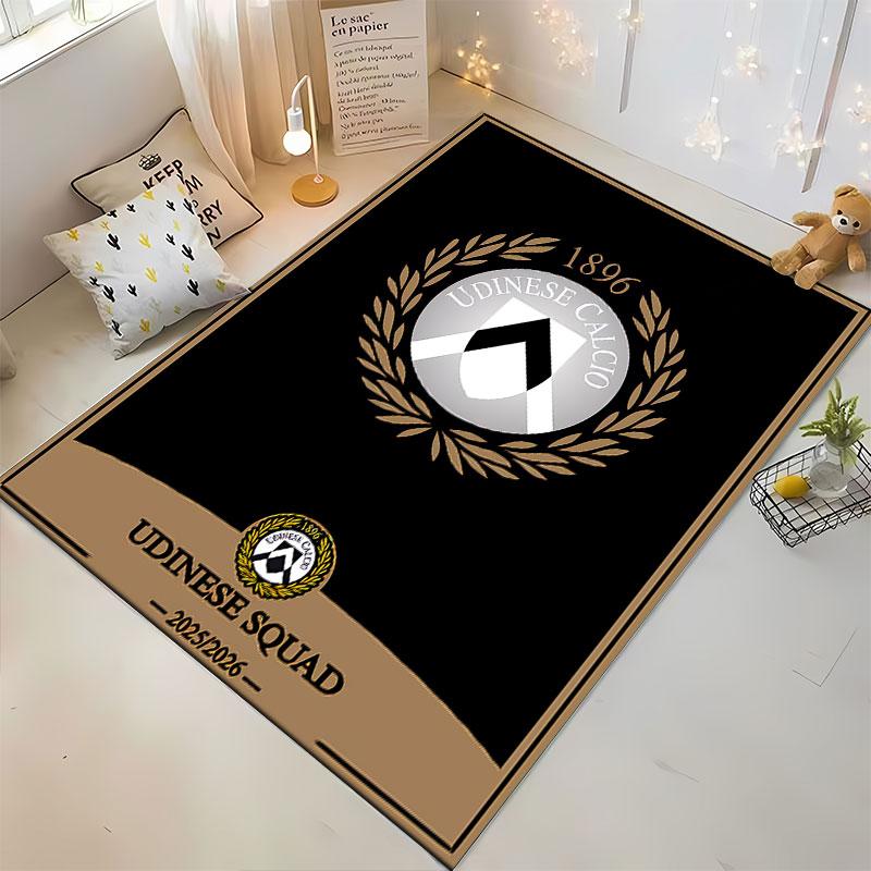 Udinese Calcio Logo Rug suitable as a non-slip mat for the living room or bedroom sofa