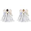 Christmas Tree Topper Angel Fairy Festive Xmas Tree Top Ornament Decoration 2D Flat Style