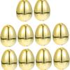 Easter Eggs Egg Fillable Plastic Empty Shell Easter Golden Gacha DIY Simulated Eggshell Easter Surprise Toys Party
