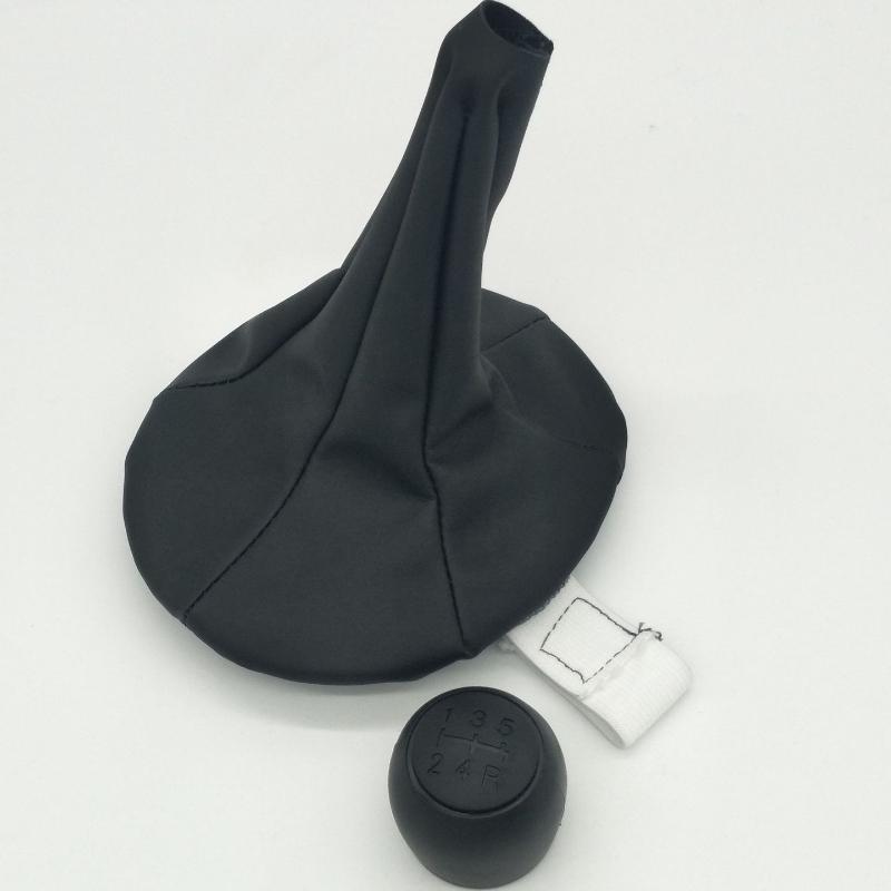 5 Speed Car Gear Shift Knob Lever Shifter Gaiter Boot Cover Collar Kit Easy Installation for FIAT PANDA (2) 169 2003 - 2011