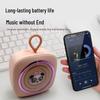 Детский портативный беспроводной Bluetooth-динамик - Дизайн в виде медведя, 3D-звук, для прослушивания музыки на улице, K-песни, Bluetooth 5.1