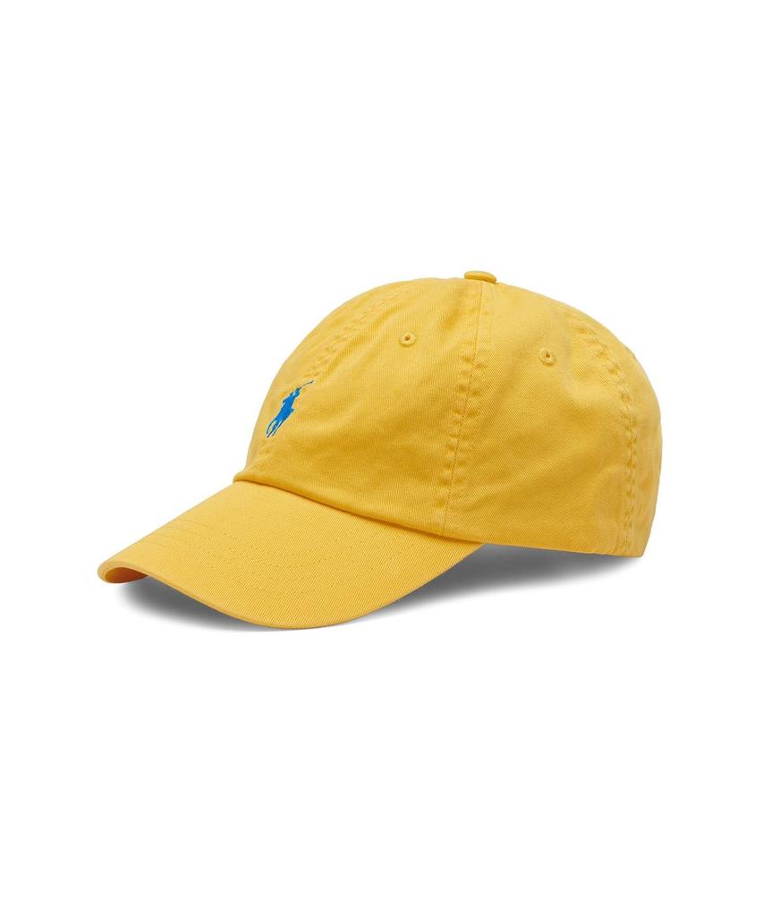 Кепка-бейсболка POLO RALPH LAUREN из хлопка чинос - Желтая