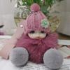 Pompom Cute Pompom Keychain Expression Face Cute Fluffy Plush Doll Key Chain  Girl Gift