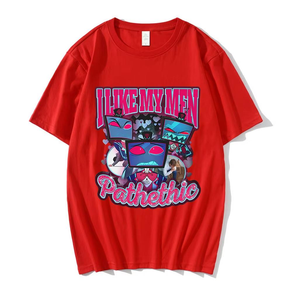 I Love My Men Pathethic Funny Meme Graphic Tshirts Men Clothing Fashion Hip Hop Short Sleeves T Shirts Cotton Casual Tshirt