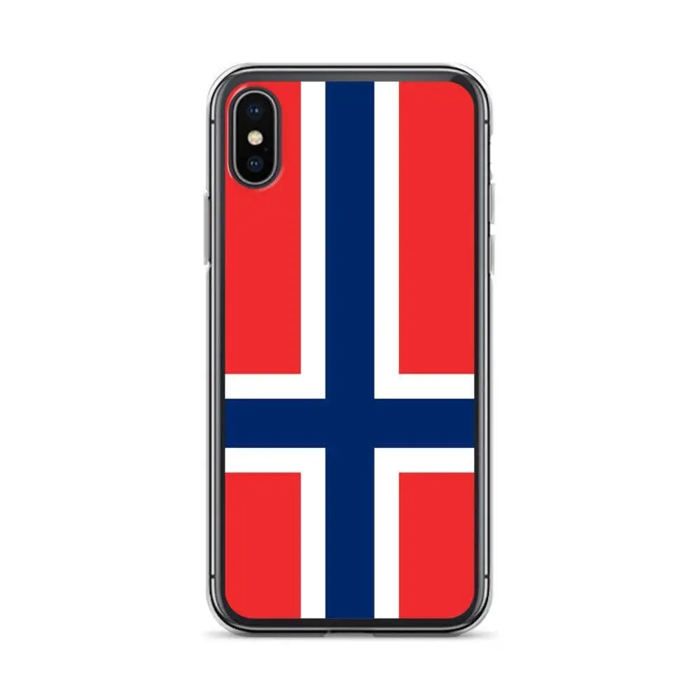 Coque Télephone Drapeau Svalbard Et De Jan Mayen - iPhone XS