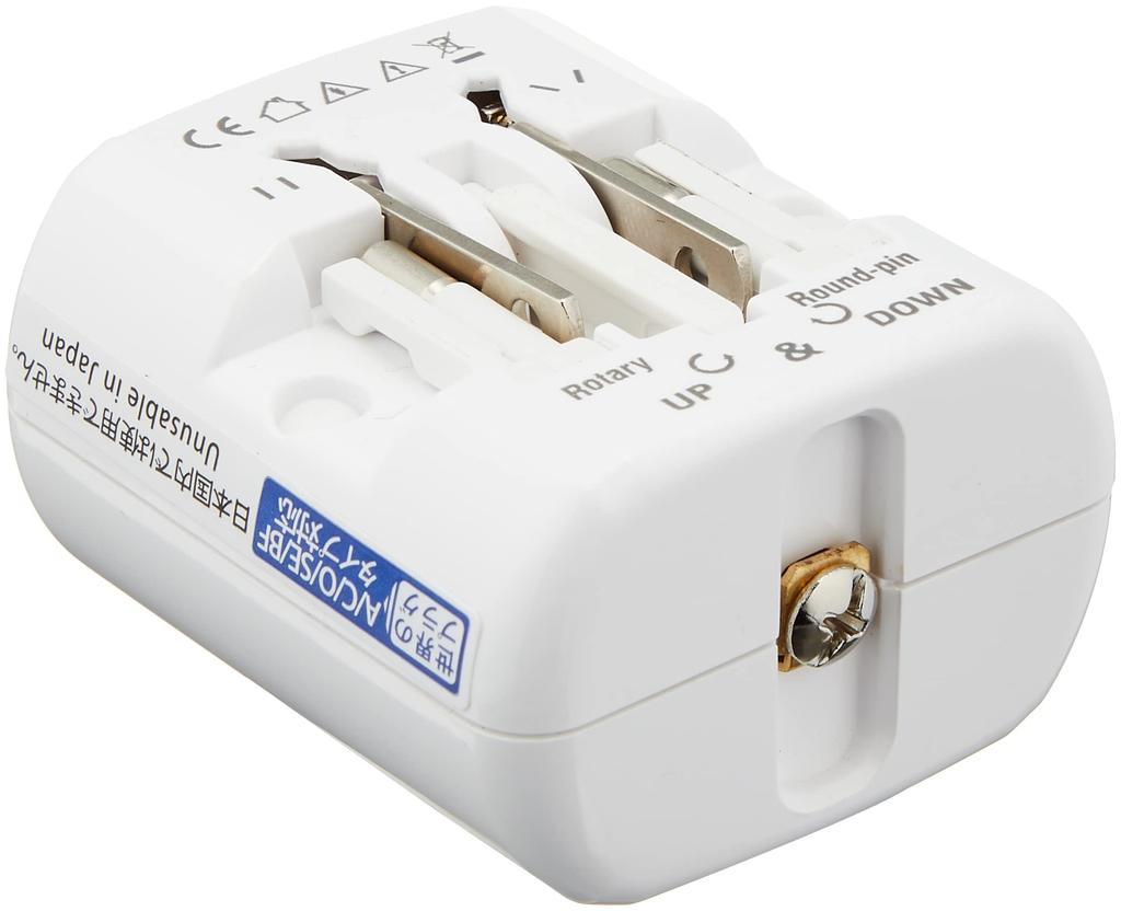 Kashimura Conversion Plug for Overseas 2 Port Power World Compatible Power B3 O2 NTI-164 Use, Supply, Plug, A/B/C/O/SE/BF / /