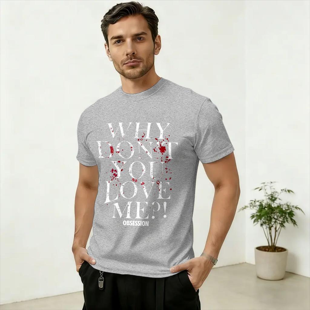 Obsession Movie 2026 Cotton T Shirt For Unisex Summer Funny T Shirts O Neck Hip Hop Tee Shirt Oversized Wholesale Tops