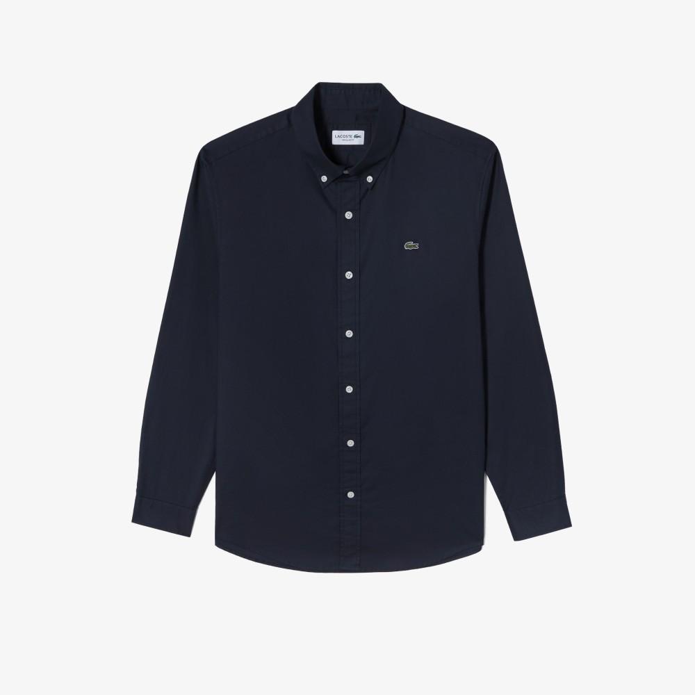 Lacoste Мужская базовая оксфордская рубашка CH154E-56G166