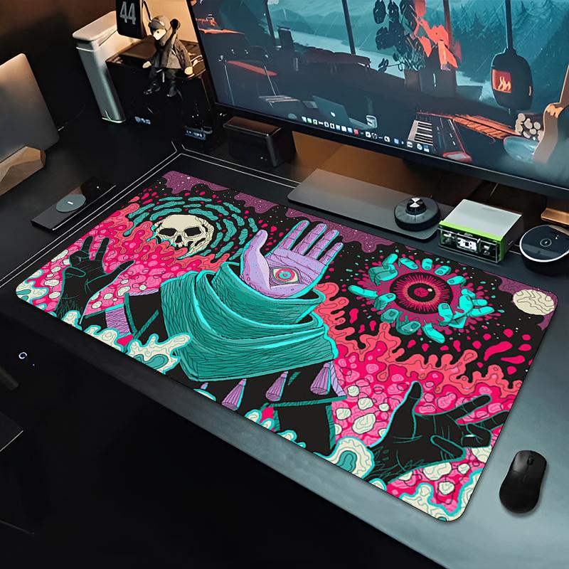 x Gamer Mouse Pad Video Game Rubber Mousepad Large Office Desk Mat Keyboard Carpet MousePads Anime FFortnites Pc Deskmat