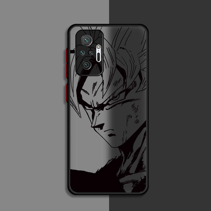 Чехол для телефона Goku Dragon Ball для Xiaomi Redmi 10A 10C 9A A2+ 14C 12C A4 9T 9C 13C K40 Pro A1+ Черный Края Оболочка