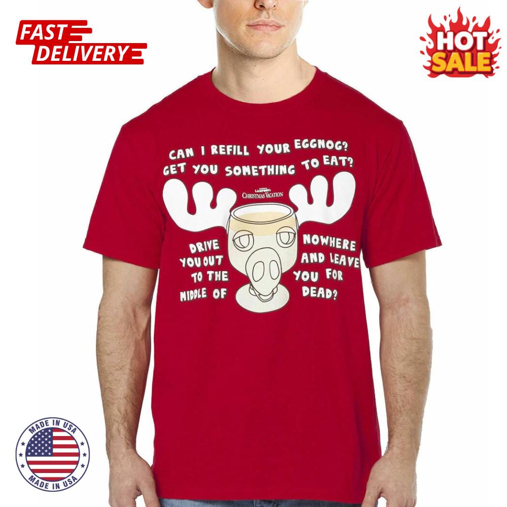 National Lampoon's Christmas Vacation Moose Mug Inspired Unisex Graphic T-Shirts