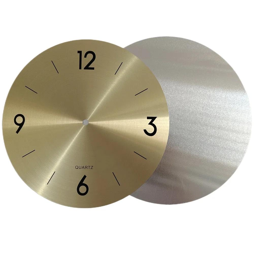Practical High Quality Clock Dial Face Clock Arabic Numeral DIY Home Decoration Quartz Wall Clocks 11.14inch Aluminium
