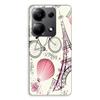 Coque De Téléphone - MANIACASE - Xiaomi Redmi Note 13 Pro 4G - Silicone - Souple - Paris Tour Eiffel Vélo