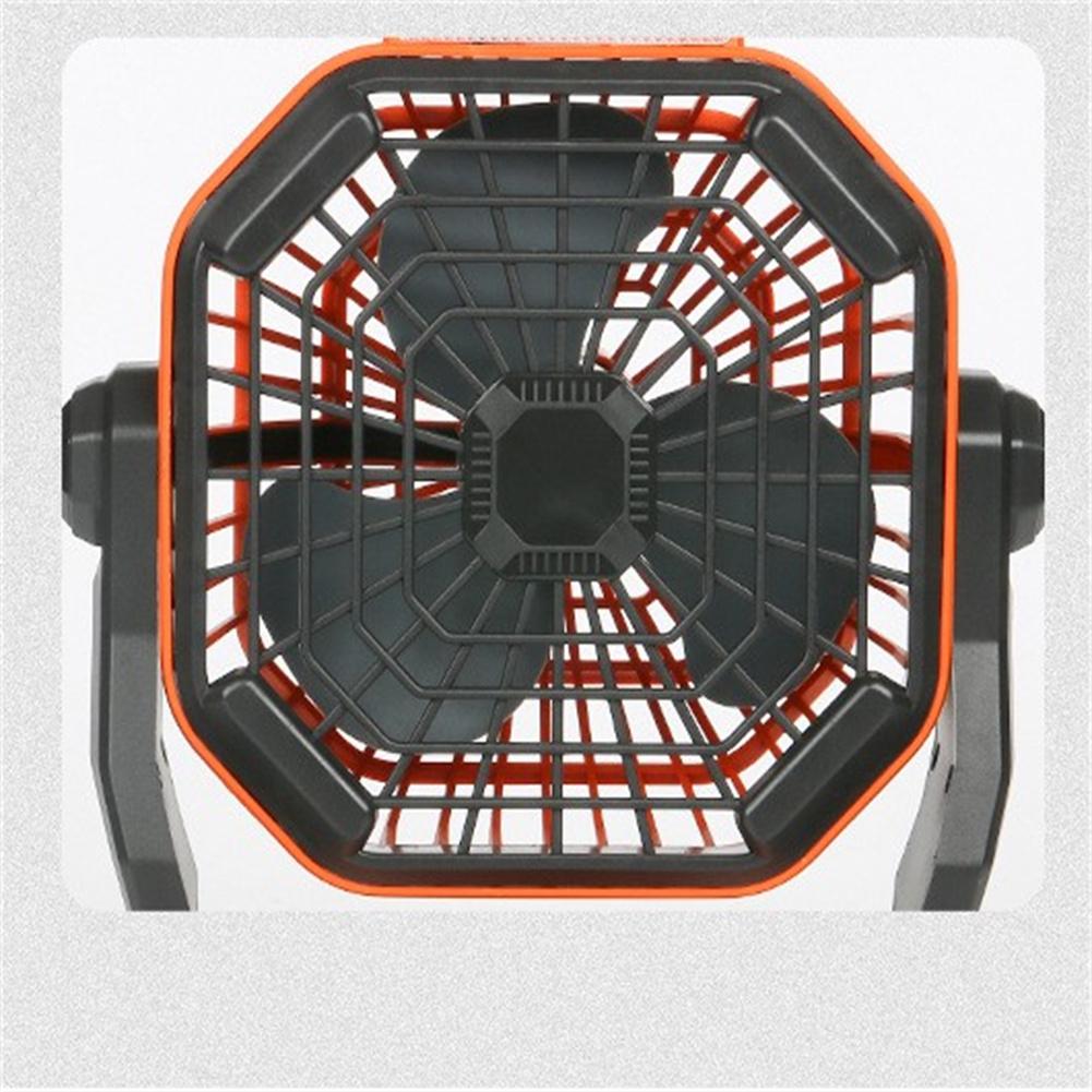 Led Camping  Fan Multifunction Lighting Electric Fan Hanging Tent Lamp Usb Charging Portable Fan Lamp
