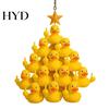 Non-fading Ornament Christmas Ducks 2D Acrylic Hanging Decorations Holiday Party Tree Accessory Favors Stocking Stuffers Xmas Decor Gift
