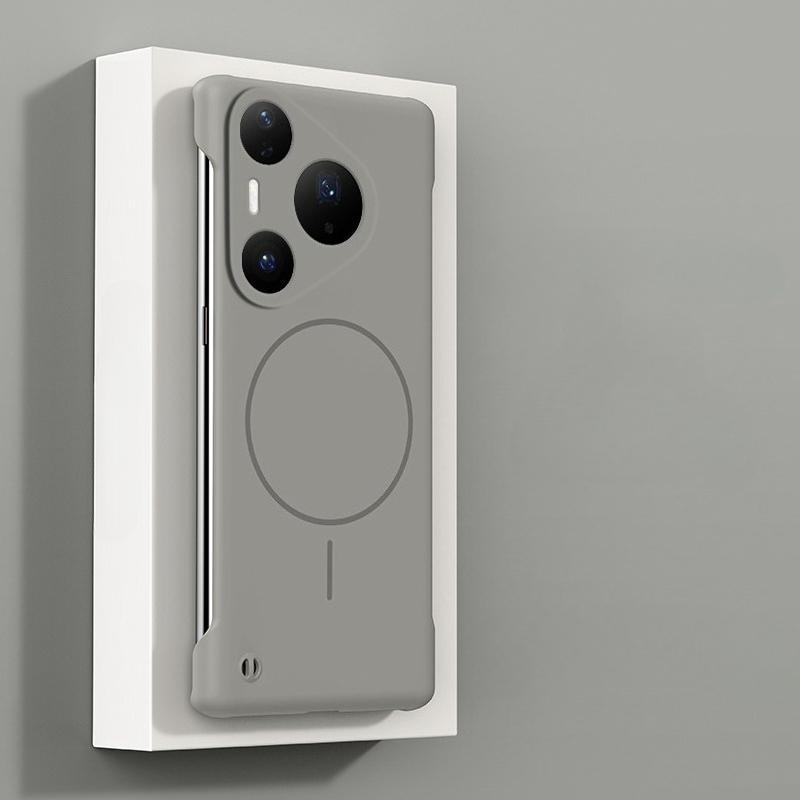 Для Magsafe Ультратонкий чехол для HUAWEI Pura 80 Pro Plus Матовый Твердый ПК Беспроводная зарядка Задняя крышка для Huawei Pura 80 Ultra