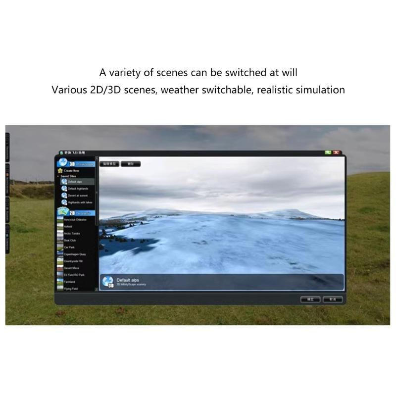 USB-симуляторы полета 8 в 1 FPV Авиационные вертолетные контроллеры с кабелем для обучения и тренировки навыков полета