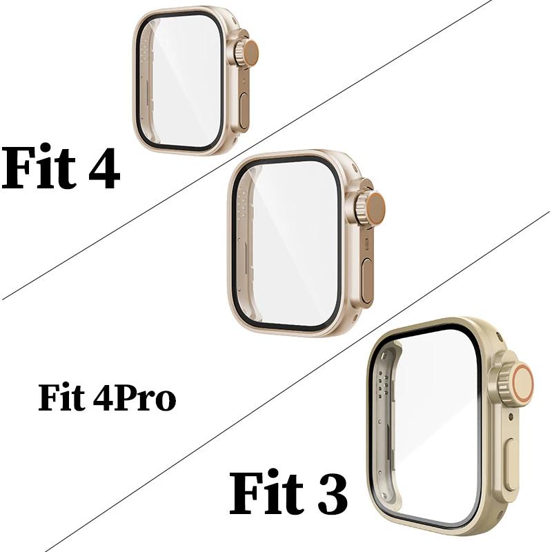 Переключитесь на Ultra Case для Huawei Watch Fit 3 4 4Pro Защитные стекла Чехлы Защита экрана для Huawei Fit4 4pro Обновите до Ultra 2