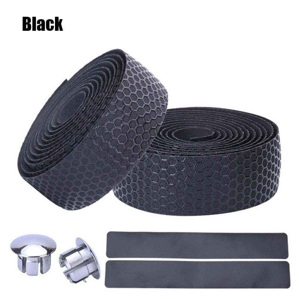 1 Pair Silica Gel Absorption Anti-slip MTB Tape Wrap Road Bicycle Bike Handlebar