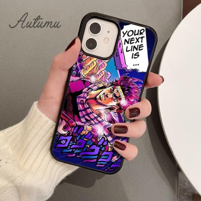 Чехол для телефона «Невероятные приключения Джоджо» для iPhone 11 12 13 14 Pro Max mini X XR XS SE 2020 6S 7 8 Plus Samsung S21 S22