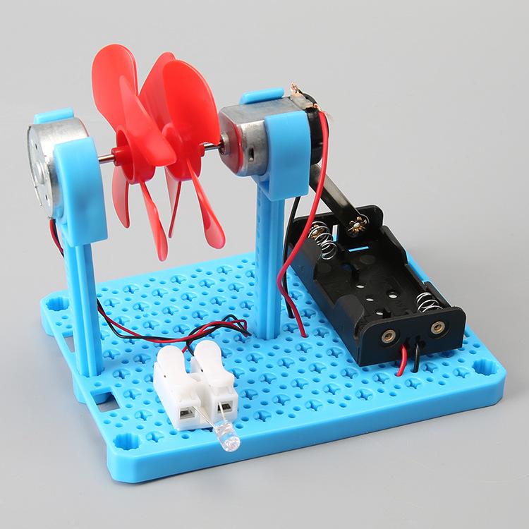 Wind Power Diy Children's Fun Toys Science And Technology Small Production Students Manual Scientific Experiment Model