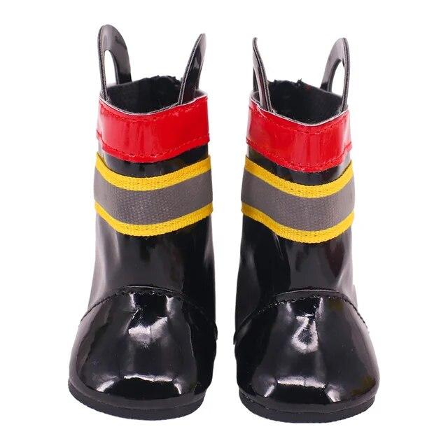 Обувь для куклы, сапоги, плюшевые сапоги ручной работы, обувь 7 см для 18 дюймов, американская кукла Baby Born 43 см, аксессуары