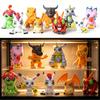 В наличии 9 шт./комплект Фигурка Аниме Digimon Adventure Модель из ПВХ Коллекция Статуэтки Куклы Игрушки Подарок на День Рождения Рождество Для Детей Фанатов
